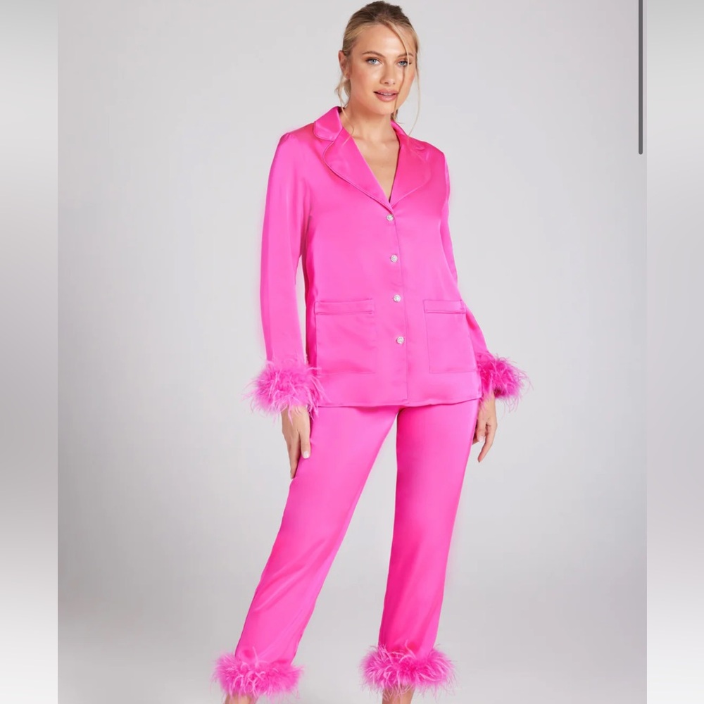 Nadine Merabi Hot Pink Darcie Pajamas